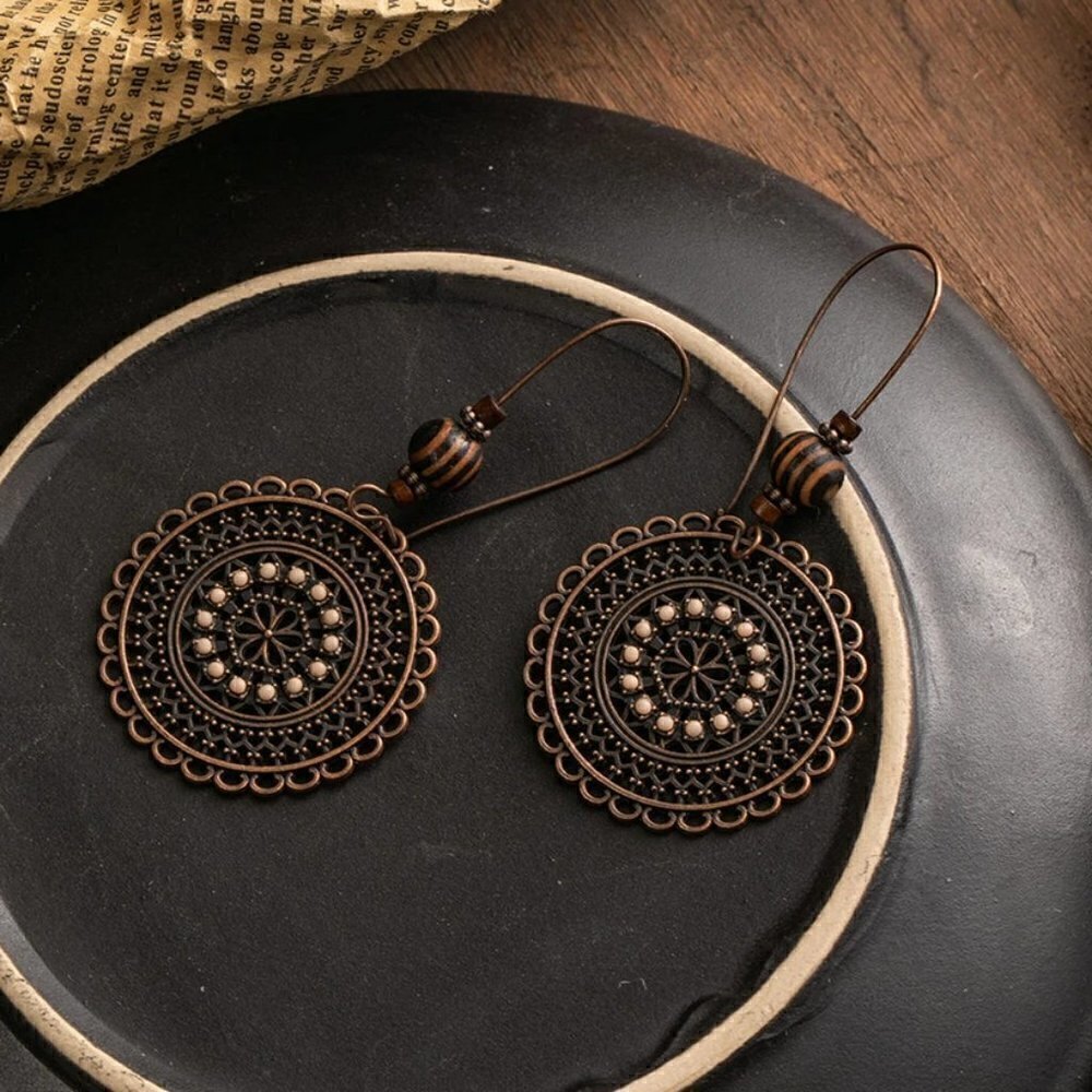 Y2K Vintage Ethnic Bohemian gypsy Water Drop Earrings